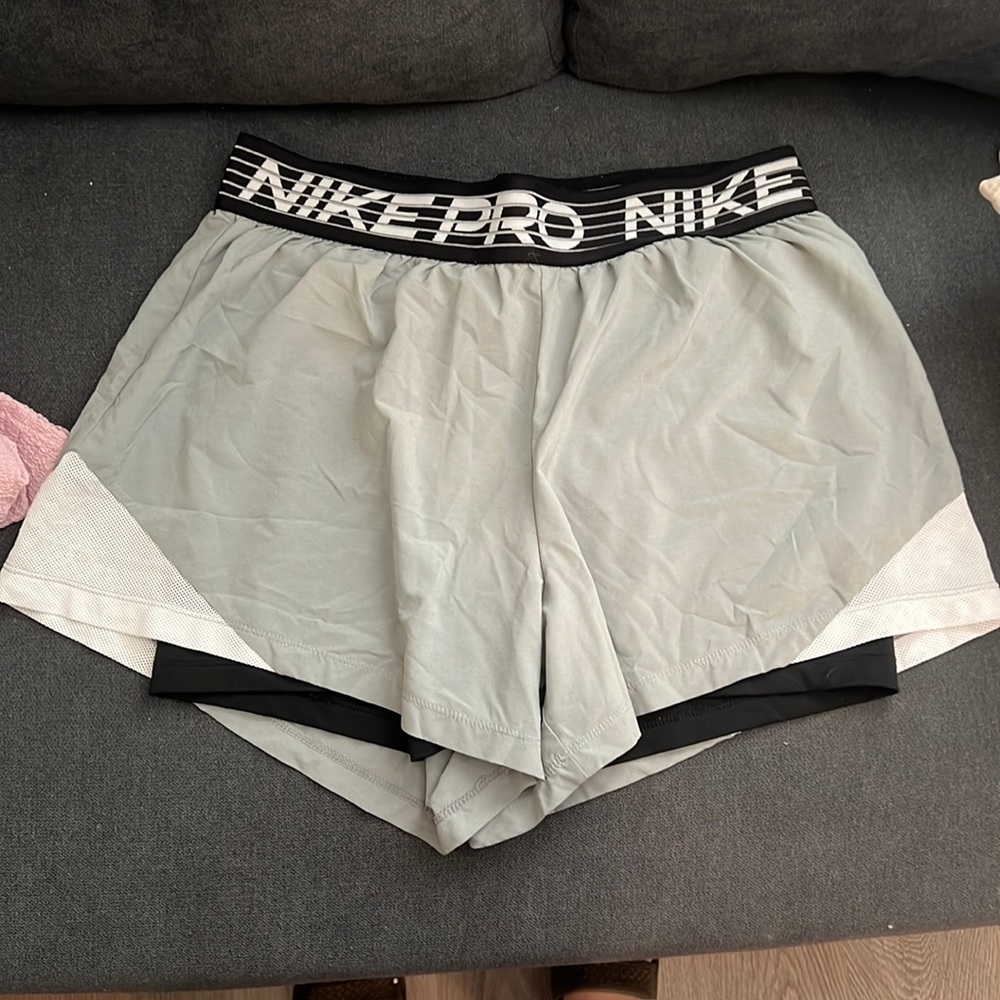 Nike pro with spandex underneath